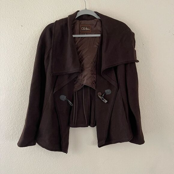 Cole haan wool and alpaca coat - Picture 2 of 8